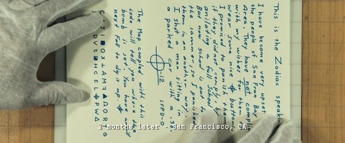 Still frame 137 from Zodiac (2007) directed by David Fincher