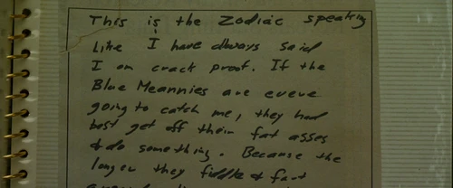 Still frame 243 from Zodiac (2007) directed by David Fincher