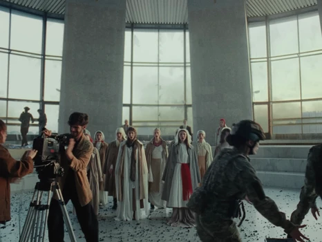 Still frame 6 from Apashe & Alina Pash - Kyiv (2026) directed by Adrian Villagomez