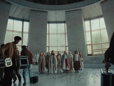Still frame 8 from Apashe & Alina Pash - Kyiv (2026) directed by Adrian Villagomez