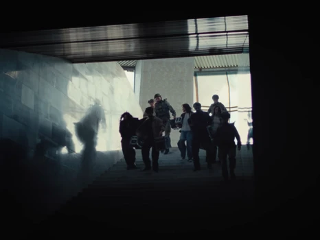 Still frame 10 from Apashe & Alina Pash - Kyiv (2026) directed by Adrian Villagomez