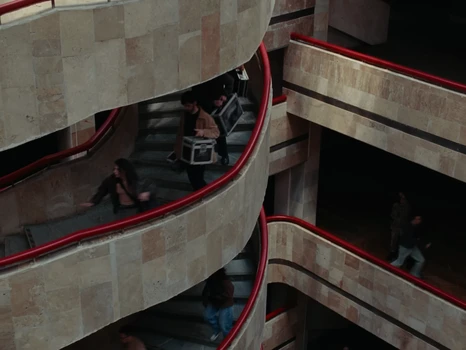 Still frame 13 from Apashe & Alina Pash - Kyiv (2026) directed by Adrian Villagomez