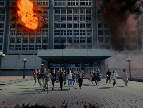 Still frame 19 from Apashe & Alina Pash - Kyiv (2026) directed by Adrian Villagomez