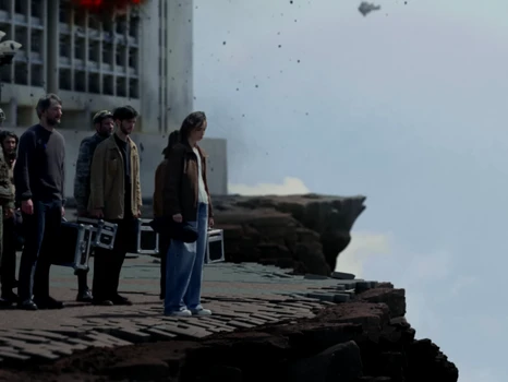 Still frame 21 from Apashe & Alina Pash - Kyiv (2026) directed by Adrian Villagomez