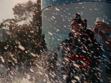 Still frame 34 from Apashe & Alina Pash - Kyiv (2026) directed by Adrian Villagomez
