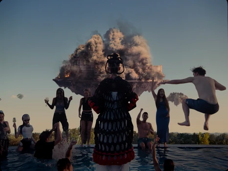 Still frame 36 from Apashe & Alina Pash - Kyiv (2026) directed by Adrian Villagomez