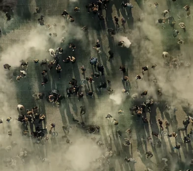 Still frame 48 from Apashe, Worakls & Wasiu - Rome Is Burning (2025) directed by Adrian Villagomez, Apashe