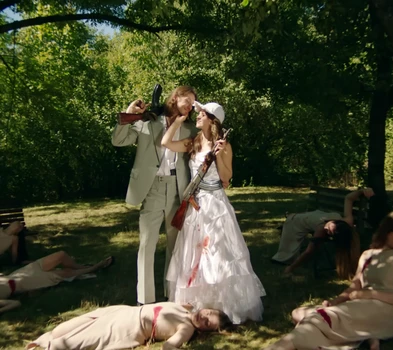 Still frame 21 from Apashe, Worakls & Wasiu - Rome Is Burning (2025) directed by Adrian Villagomez, Apashe