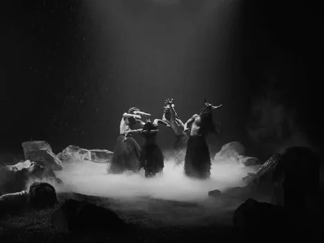 Still frame 60 from Little Simz - Flood (2025) directed by Salomon Ligthelm