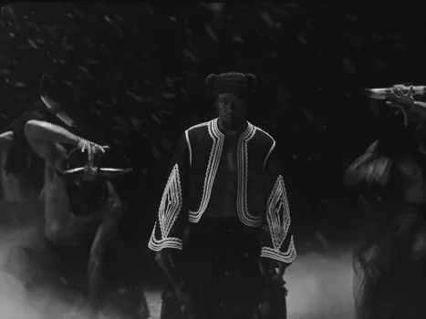 Still frame 74 from Little Simz - Flood (2025) directed by Salomon Ligthelm