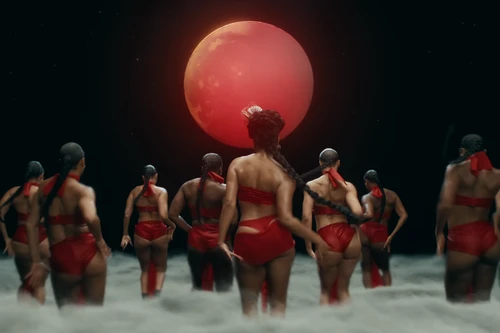 Still frame 19 from Megan Thee Stallion - Mamushi (2024) directed by Kevin Leyva