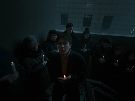Still frame 19 from QONYRATBAY FAM feat. jeltoksan. - MEMO (2022) directed by Aitore Zholdaskali